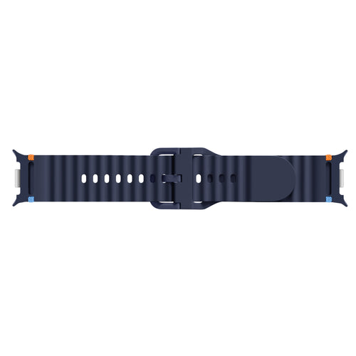 Samsung Galaxy Watch 8 Classic Wave Silicone Strap (Dark Blue)