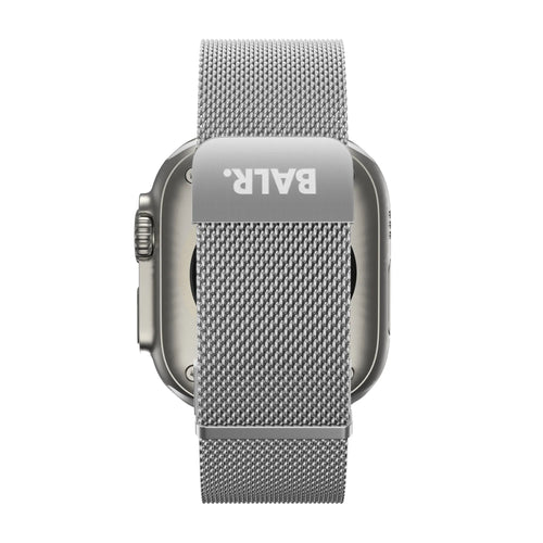 BALR. Correa milanesa Apple Watch (plateada)
