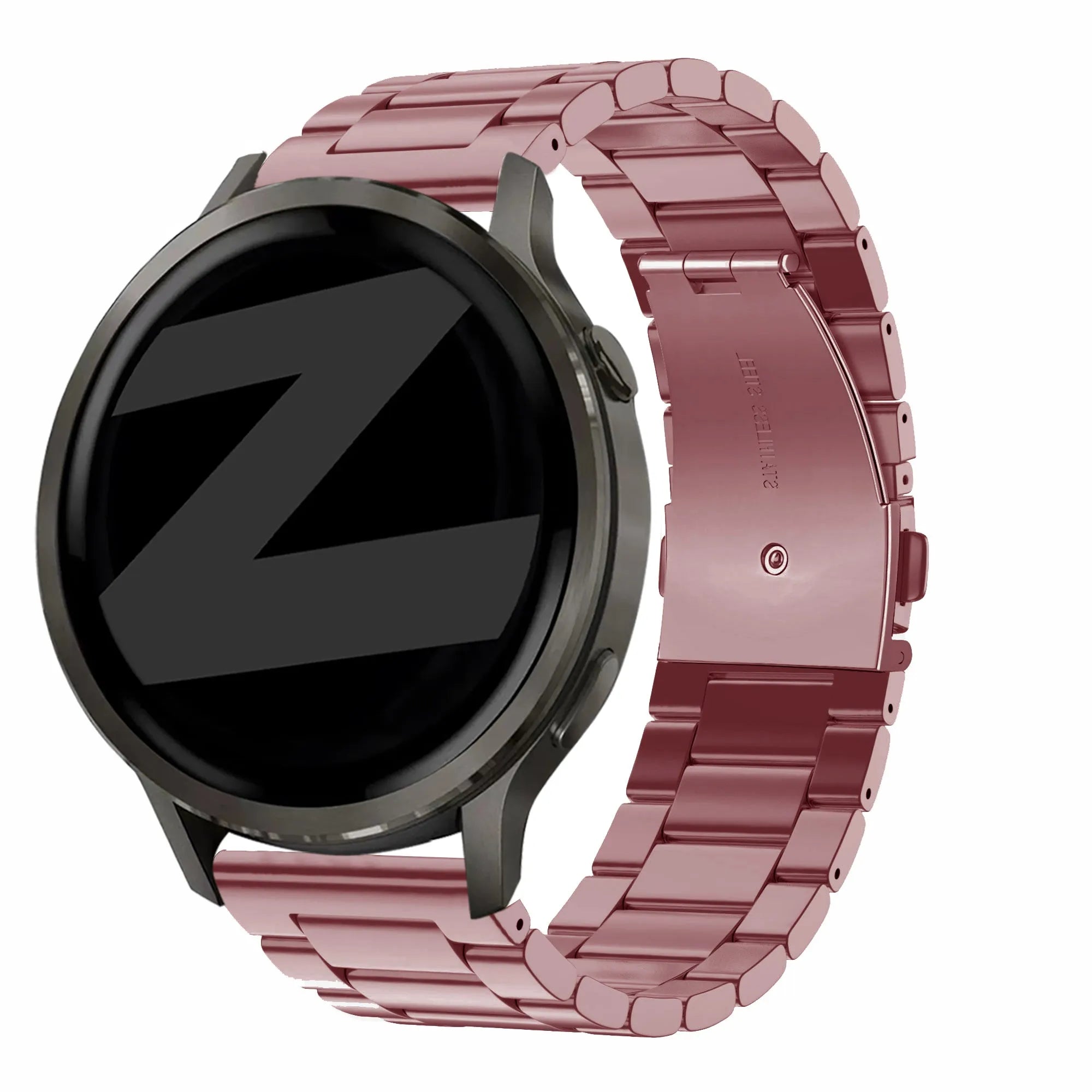 Bandz Correa acero 'Classic' Garmin Forerunner 265s (rosa)