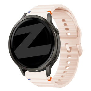 Bandz Correa silicona 'Wave' Garmin Venu 4 - 41mm (rosa claro)