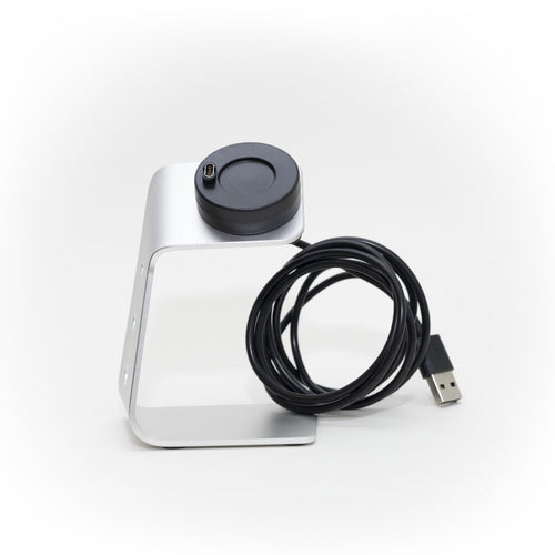 Cargador con base dock Garmin Fenix 5/6/7/8 (plateado)