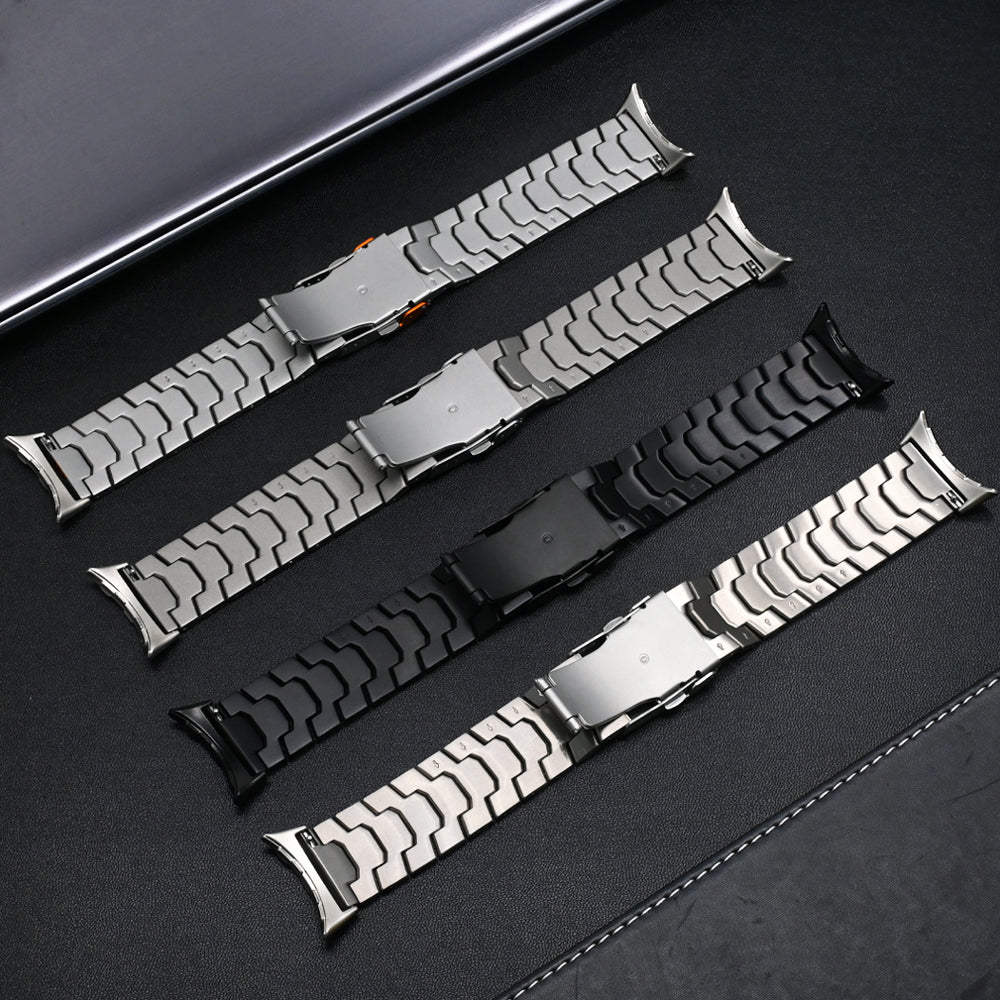 Google Pixel Watch 3 - 45mm 'Iron' Titanium Strap (Titanium)