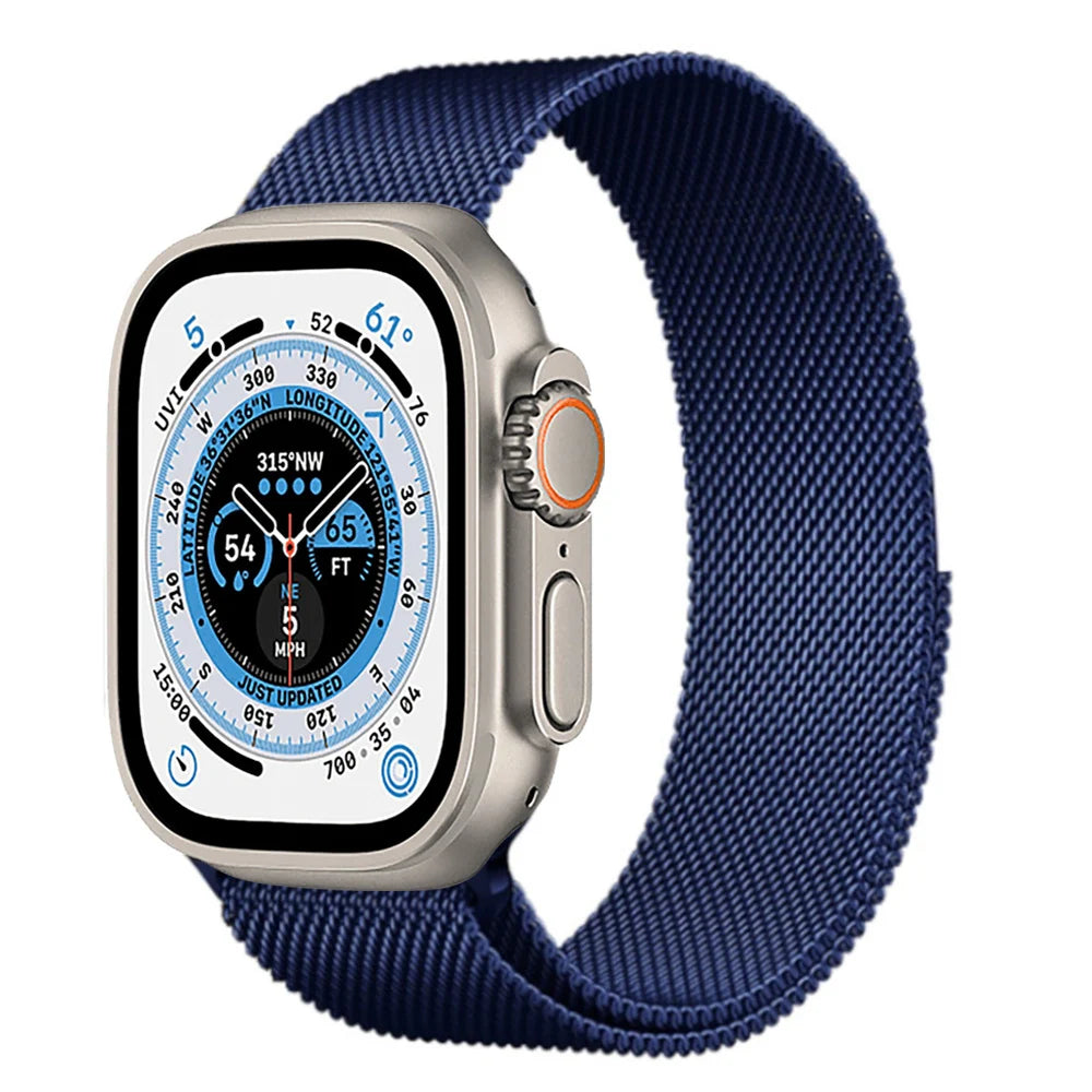 Correa milanese Apple Watch Ultra (azul)