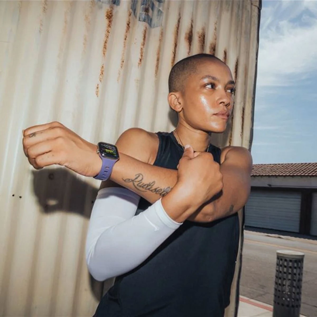 Nomad Correa silicona Tempo Apple Watch (morado)