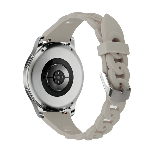 Bandz Correa silicona 'Cadenas' Samsung Galaxy Watch 42mm (gris claro)