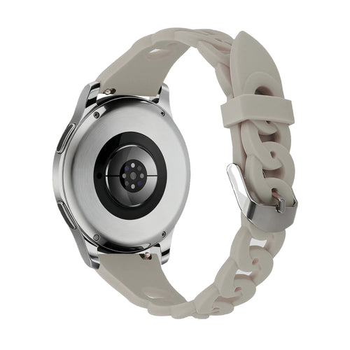 Bandz Correa silicona 'Cadenas' Polar Ignite 3 (gris claro)