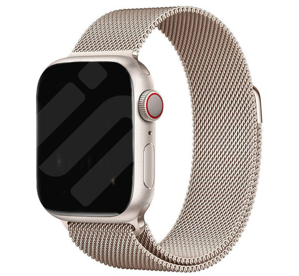 Correa milanesa Apple Watch (blanco estrella)1