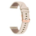 Watch Strap 18mm Leather - Quick Release (Beige)