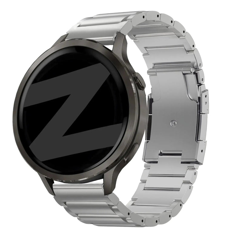 vivomove 3s titanium link band silver