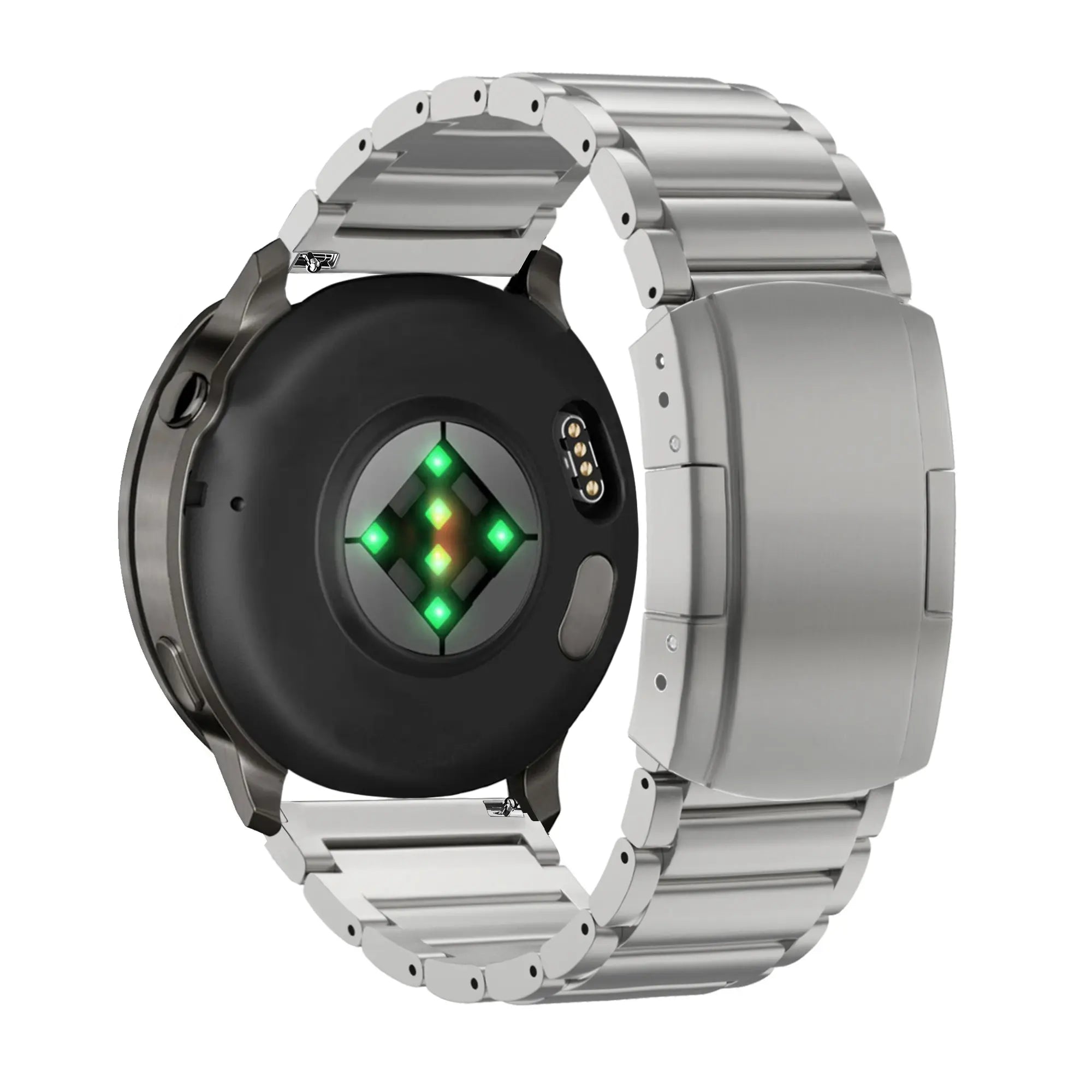 Bandz Correa titanio con eslabones Garmin Venu 4 - 41mm (plata)