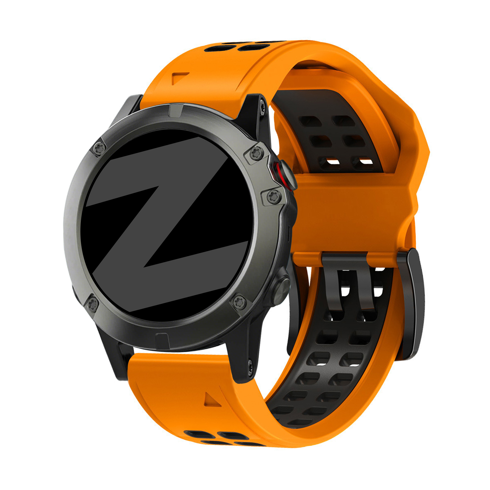 Bandz Correa deportiva 'Dual' con hebilla Garmin D2 Bravo (naranja/negro)