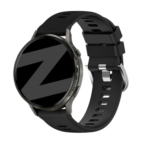 Bandz Correa silicona 'Deluxe' Garmin Forerunner 265s (negro)