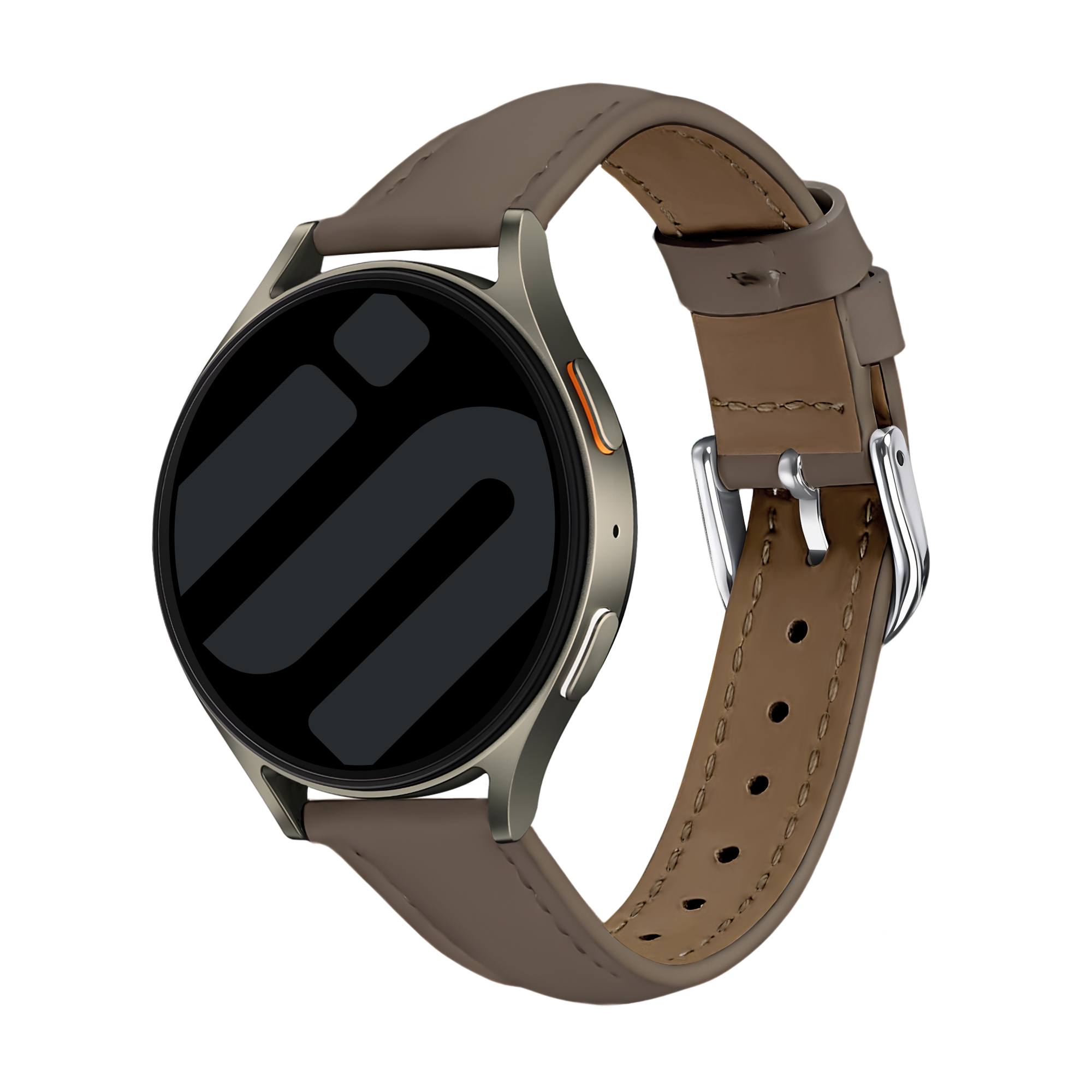 Samsung Galaxy Watch 6 - 44mm Slimfit Leather Strap (Dark Brown)