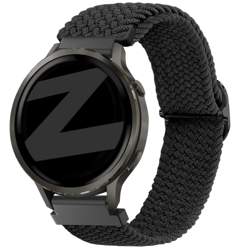Bandz Garmin Forerunner 265s Adjustable Braided Strap (Black)