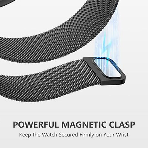 Correa milanesa 'Premium' Garmin Descent G2 (negro)