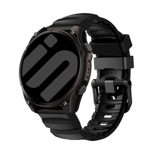 Correa silicona senderismo Garmin Fenix 3 (negro)