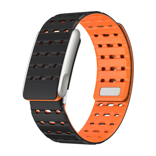 Whoop MG Magnetic Silicone Strap (Black/Orange)