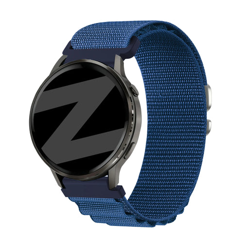 Bandz Garmin Forerunner 570 - 47mm Alpine Nylon Strap (Blue)