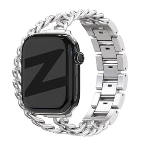 Bandz Correa acero 'Double Tour' Apple Watch (blanco estrella)