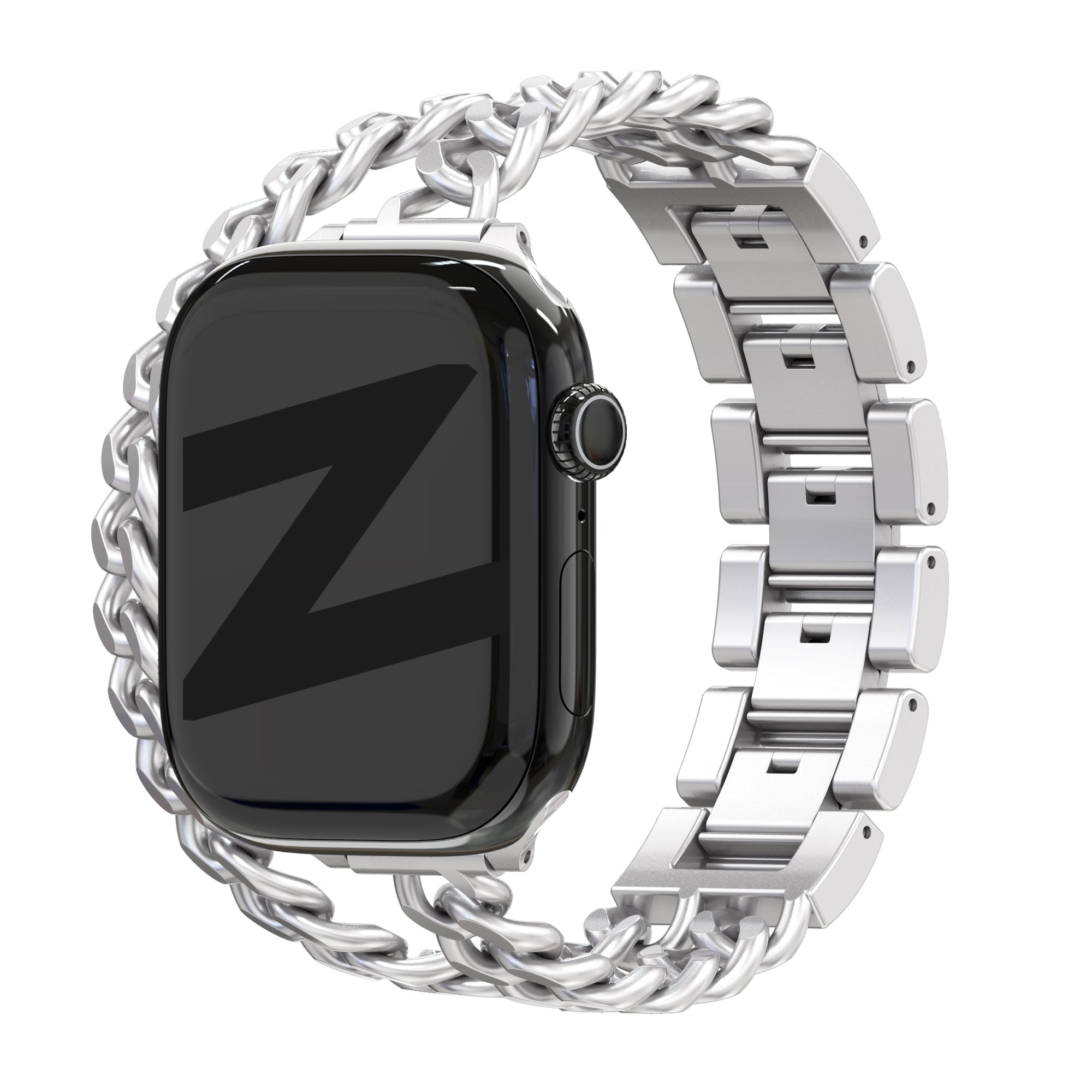 Bandz Correa acero 'Double Tour' Apple Watch (blanco estrella)