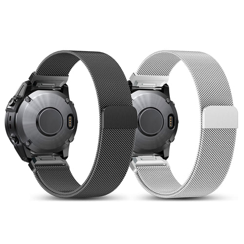 Correa milanesa 'Premium' Garmin Descent G2 (negro)