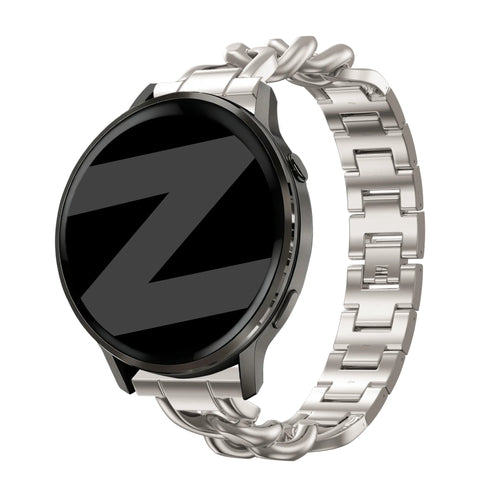 Bandz Correa metal 'Cadenas' Huawei Watch GT 7 - 41mm (blanco estrella)