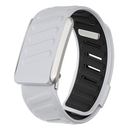 Correa deportiva compatible con Whoop 4.0 (gris claro/negro)