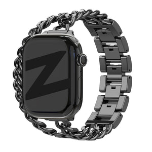 Bandz Correa acero 'Double Tour' Apple Watch (negro)