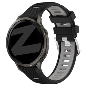 Bandz Garmin Forerunner 255s Sport Strap with Buckle (Black/Grey)