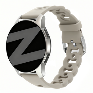 Bandz Correa silicona 'Cadenas' Samsung Galaxy Watch 42mm (gris claro)