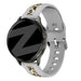 Bandz Amazfit Bip 3 Dual Leopard Strap (Light Grey)