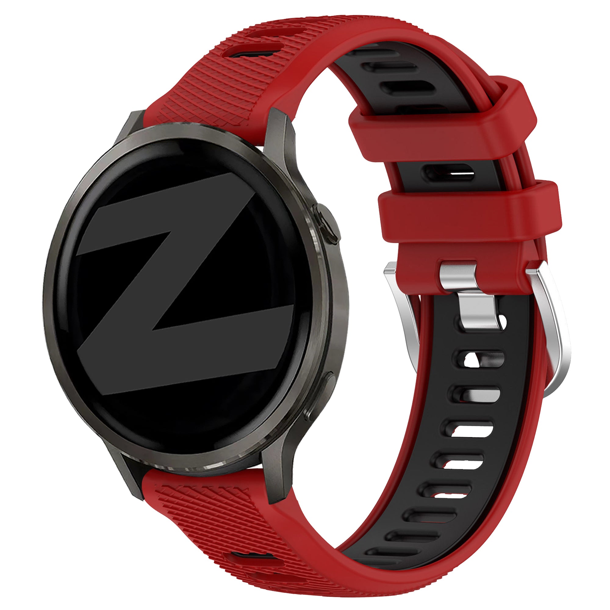 Bandz Correa deportiva con hebilla Garmin Vivomove 3s (rojo/negro)