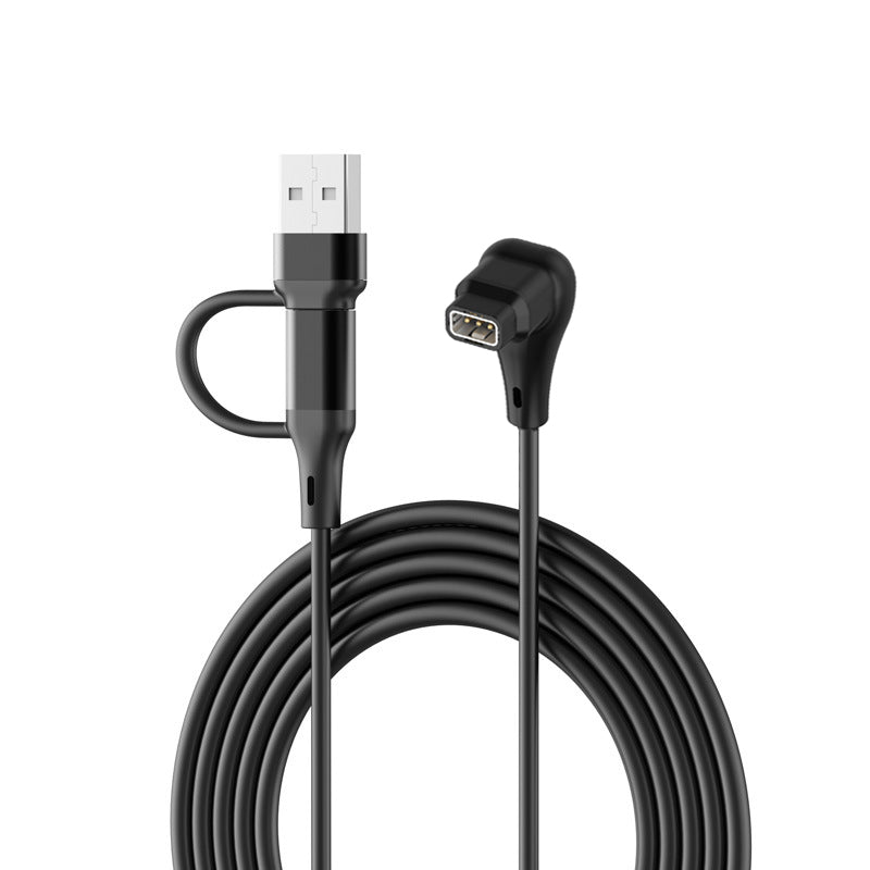 Strap-it USB-A & C 2in1 Braided Coros Apex 4 - 46mm Charger