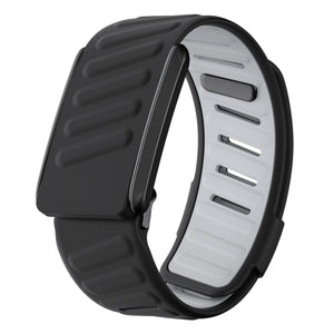 Correa deportiva compatible con Whoop 4.0 (negro/gris)