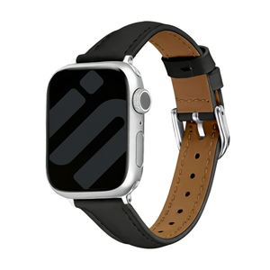 Correa cuero 'Slimfit' Apple Watch (negro)