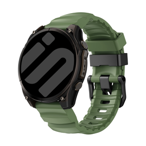 Garmin Quatix 8 Pro - 47mm Trail Silicone Strap (Dark Green)