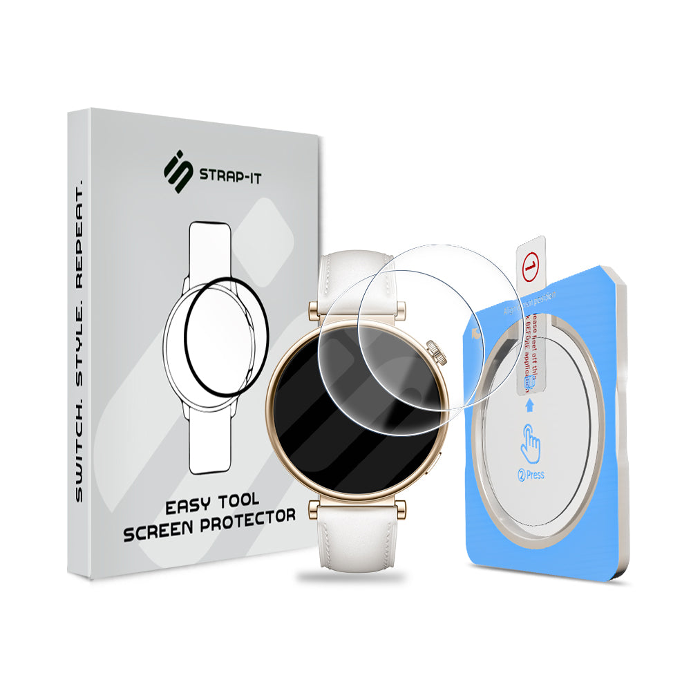 Protector de pantalla con herramienta de un solo clic - Huawei Watch GT 4 - 41mm