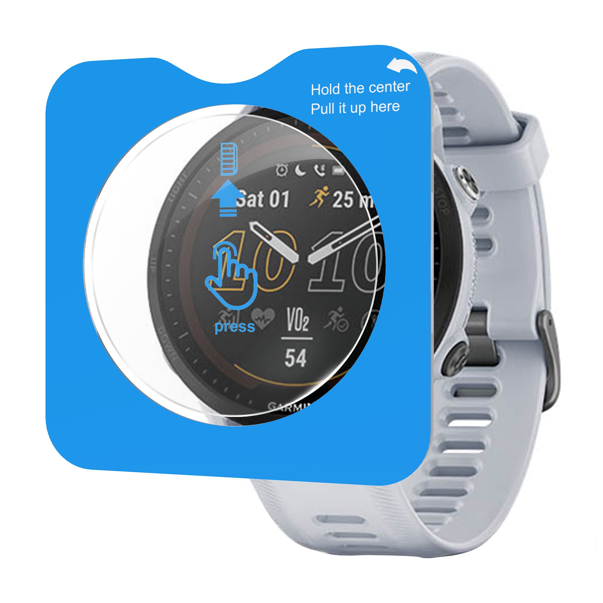 Screenprotector with One-Click Tool - Garmin Forerunner 955