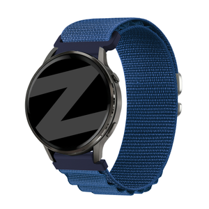 Bandz Garmin Vivoactive 4 Alpine Nylon Strap (Blue)