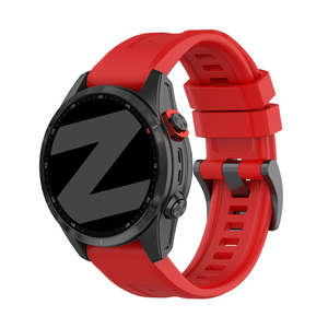 Bandz Garmin Fenix 7x Silicone Strap 'Classic' (Red)