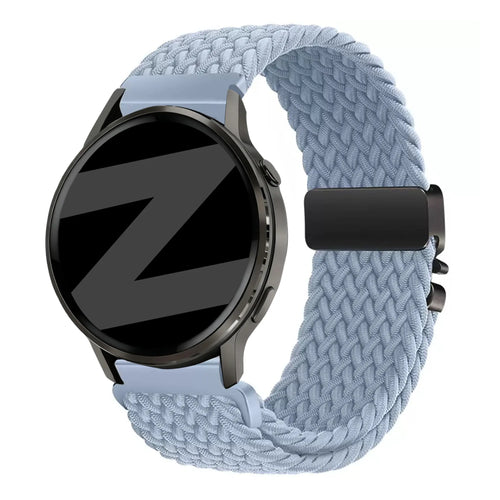 Bandz Garmin Forerunner 265s Braided Strap 'Parachute' (Light Blue)