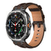 Samsung Galaxy Watch Ultra Solid Leather Strap (Coffee Brown)