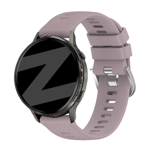 Bandz Correa silicona 'Deluxe' Garmin Vivoactive 4s (lavanda)