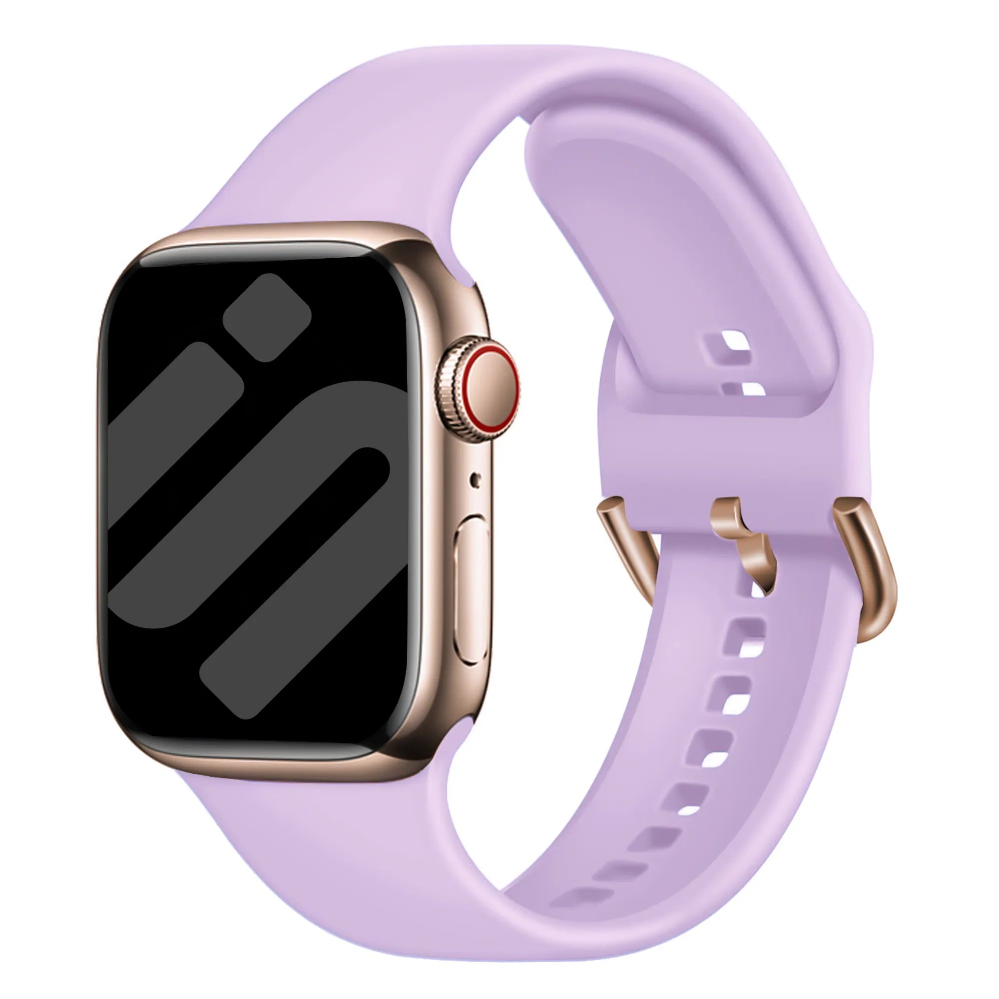 Correa silk silicone Apple Watch (lila)