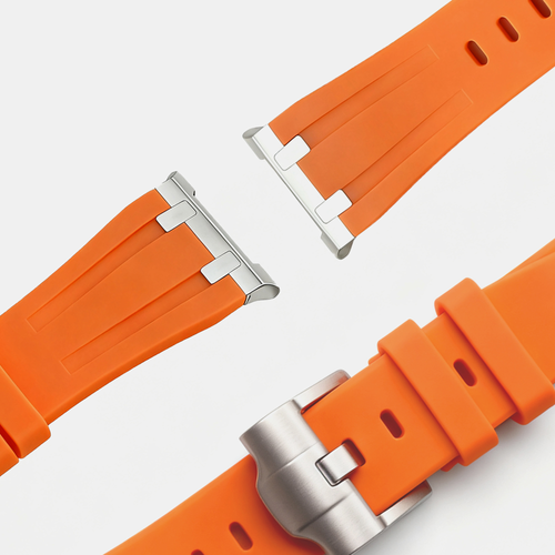 Bandz Correa silicona 'Luxe Liquid' Samsung Galaxy Watch 8 Classic (naranja)