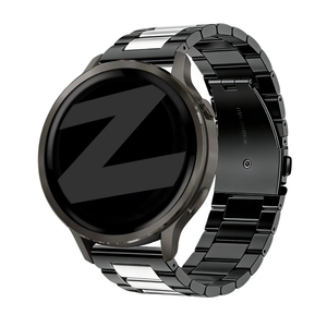 Bandz Correa acero 'Classic' Garmin Forerunner 265 (negro/plateado)