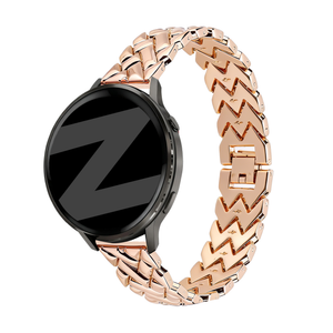 Bandz Garmin Vivoactive 4s Metal Strap 'V-Type' (Rose Gold)