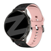 Bandz Garmin Approach S12 Silicone Strap 'Flowers' (Black/Light Pink)