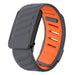 Correa deportiva compatible con Whoop 4.0 (gris oscuro/naranja)