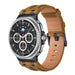 Samsung Galaxy Watch 8 Classic Solid Leather Strap (Brown)